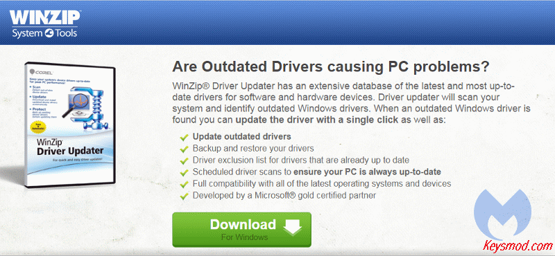 WinZip driver updater Download File